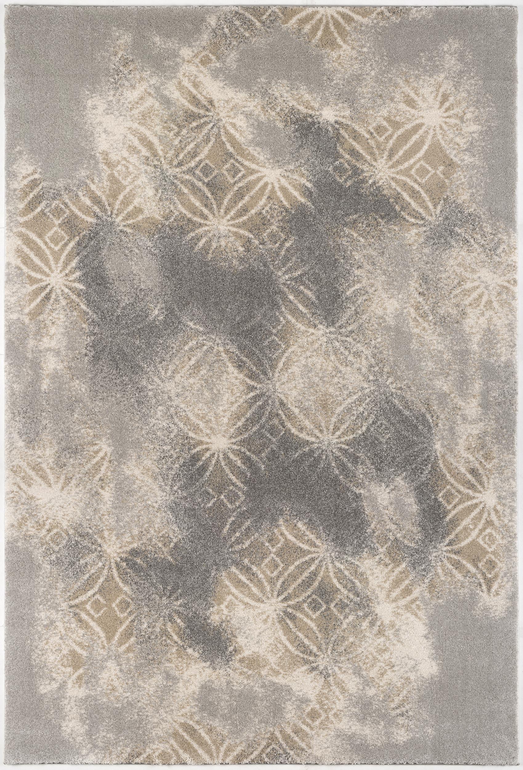 Rug Branch Contemporary Scandinavian Grey Brown Indoor Area Rug 4x6