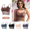 thumbnail image 2 of Sujetador sexy de talla grande con encaje envuelto en el pecho para mujer, estilo europeo y americano, para chica sexy, parte superior en la espalda para mujer, 2 of 6