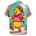 thumbnail image 4 of Winnie The Pooh Mens Hawaiian Shirt Short Sleeve Button Down Shirts Tropical Summer Beach Shirts, 4 of 7