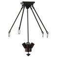 thumbnail image 1 of Meyda 105623 22 in. Mahogany Bronze 4 Light Semi-Flushmount Hardware, 1 of 1