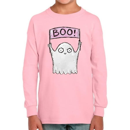 

Boo! Funny Ghost W Sign Long Sleeve Toddler -Image by Shutterstock 5 Toddler