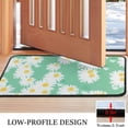 thumbnail image 3 of Green Daisy Flower Yellow Centers Pattern Door Rugs,Washable Non Slip Door Mats Indoor,Decorative Door Mats,Entry Mat Indoor for Entrance,Bedroom,Kitchen,Bathroom,30"x17", 3 of 6