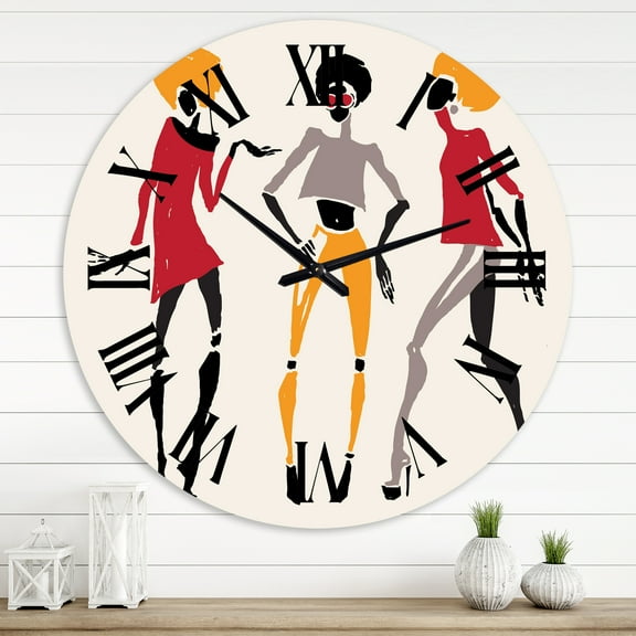 Designart 1" Quartz Modern/Contemporary Wall Clock