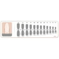 thumbnail image 5 of dianhelloya Square Fake Nails Natural-Looking Perfect Fit Seamless Cuticle Lines Gentle on Nail Beds Fake Nail Lady Supply Pink, 5 of 7