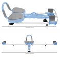 thumbnail image 3 of YIYIBYUS Leg Stretcher, 330LBS Splits Machine for Flexibility Kids Adults, Heavy Duty Steel Frame Leg Stretching Training Machine for Home Gym, Blue, 3 of 7