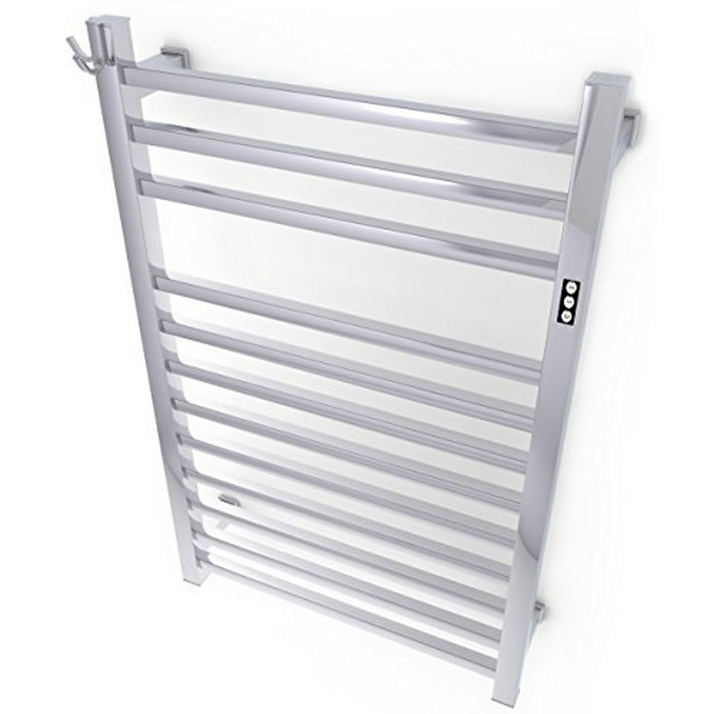 Brandon Basics Wall Mounted Electric Towel Warmer with Builtin Timer