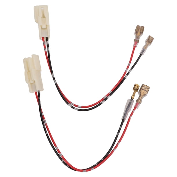 1 par de conectores de enchufe de arnés de cableado de altavoz de puerta de automóvil, adaptador de arnés de altavoz de 12 V de repuesto para Kia