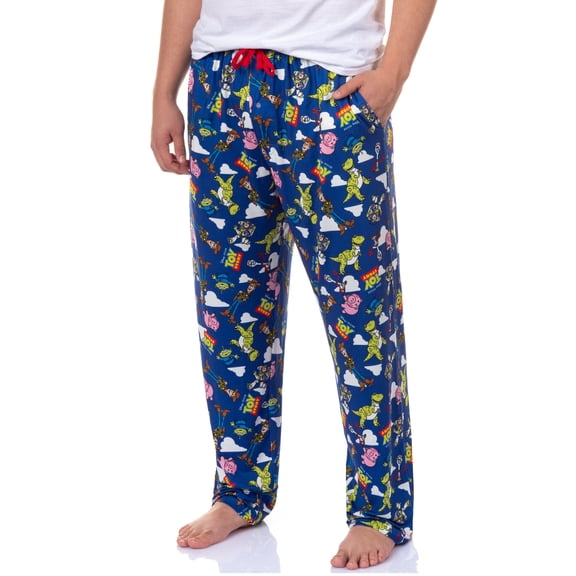 Disney Toy Story Pajamas Men's Allover Character Design Lounge Sleep Pants