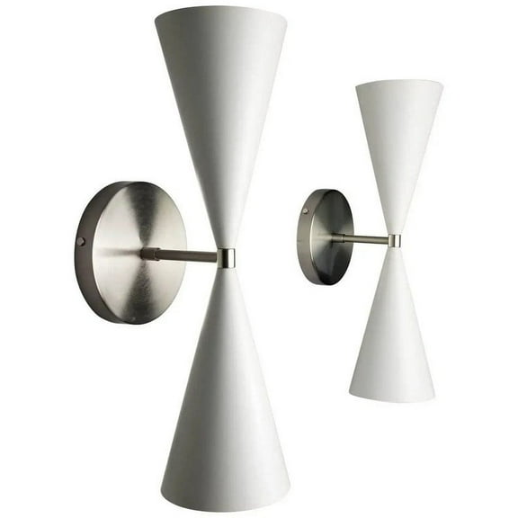 Set of 2 Beautiful Brass Stilnovo Design Wall Scone Modern Vanity Light Mid Century Light Fixture
