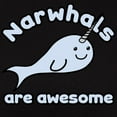 thumbnail image 3 of CafePress - Narwhals Are Awesome Women's Dark T Shirt - Women's Traditional Fit Dark T-Shirt, 3 of 4