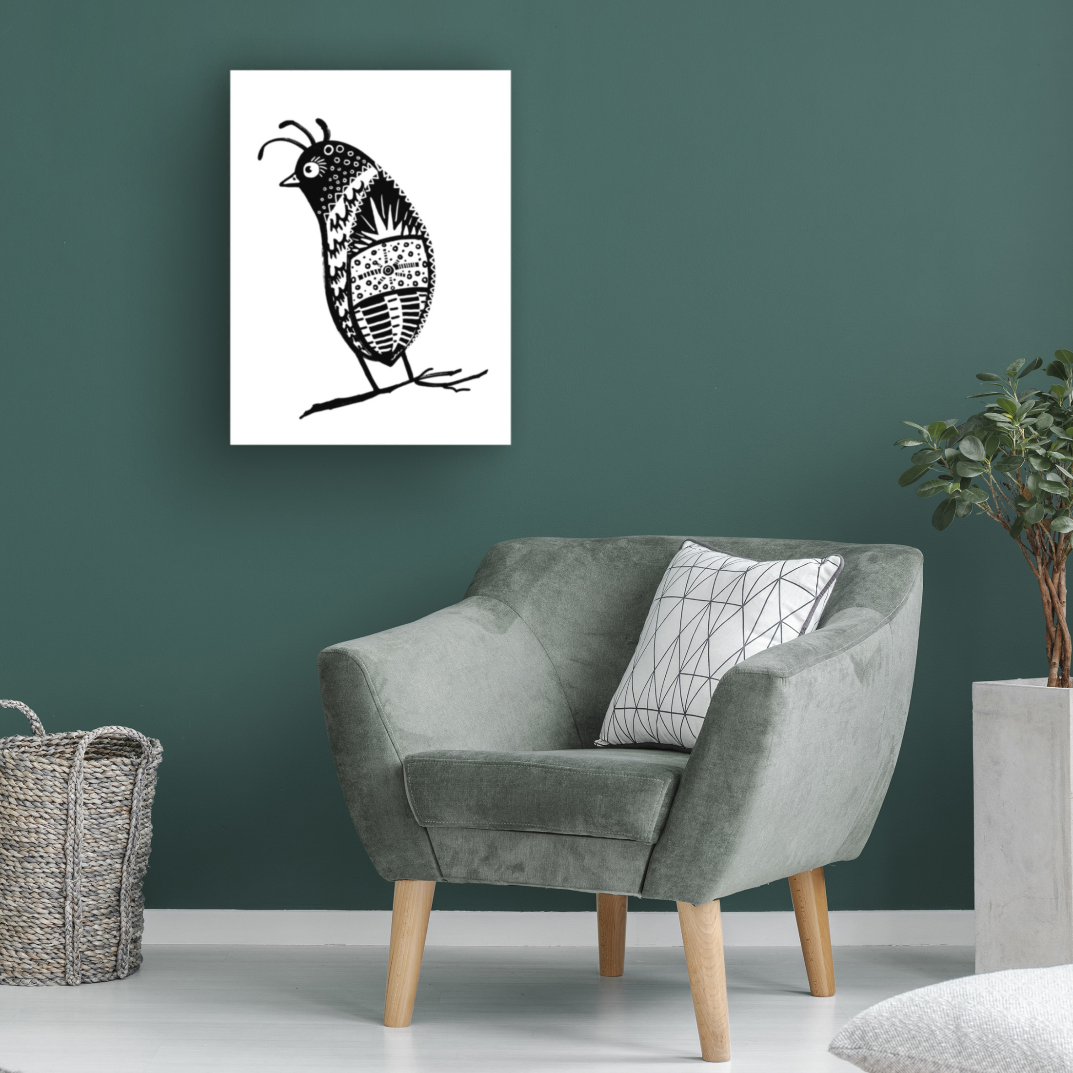Canvas Wall Art - Randy Noble Fine Art 'The Scout' Wall Art for Living Room, Bedroom, or Office Décor by Trademark Fine Art - 18 x 24 Inches
