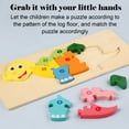 thumbnail image 3 of Agiferg Educational Puzzle Toy Animal Aumber Matching Board For Children Color Design, 3 of 7
