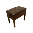thumbnail image 1 of CPS Imports Banc de Piano Ajustable en Noyer avec Rangement pour Musique, 1 of 4