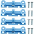 thumbnail image 1 of PinesC CPU Fan Bracket 4PCS Blue Plastic CPU Fan Retainer Bracket Base Parts for AM2 AM3 FM1/2/2+/3 Blue, 1 of 4
