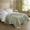 Sage Green + Bamboo 1, variant on YINGYUE Twin Size Bamboo Rayon Cotton Blanket 350GSM Diamond Jacquard Cooling Light Bed Throw Navy