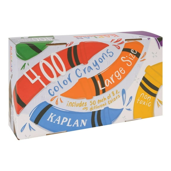 Kaplan Early Learning Company Large Crayons Class Pack - 400 Per Box