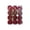 Red, variant on MORESEC XUld Home 12-Piece 4cm Flocked Christmas Balls Ornament Set White Green Red Black Orange Brown for Tree Christmas Gifts