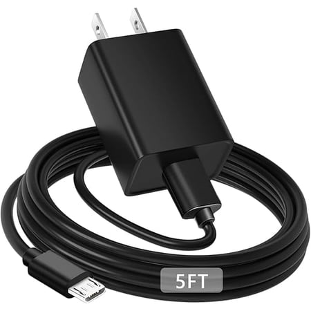 xixishop Charger for SimpliSafe Outdoor Camera Battery and Simplisafe Outdoor Camera 10W Micro Charging Charger Adapter 5FT Cable Cord