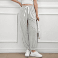 thumbnail image 5 of WQD Women's Jogger Sweatpants with Pockets Comfy Lounge Pants Casual Drawstring Athletic Workout Pajama Pants(Available in Plus Size), 5 of 9