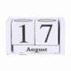 thumbnail image 3 of White Wooden Calendar for Living Room Decor, 3 of 5