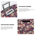 thumbnail image 5 of Daiia Skull rock music record Luggage Cover, Thickened Washable Travel Luggage Covers, Elastic Unique Baggage Covers for 18-20 inch Luggage-X-Large, 5 of 9