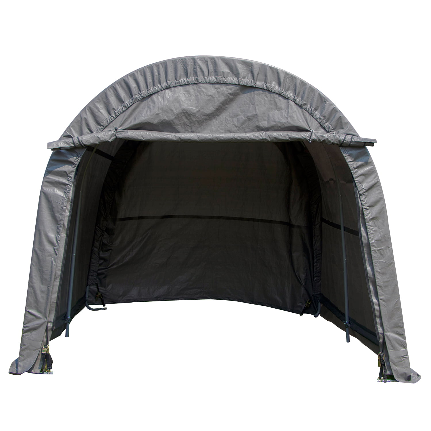 10'x10'x8'FT Storage Shed Logic Shelter Car Garage Steel Carport Canopy Tent 