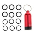 thumbnail image 2 of Aluminum Scuba Diving Tank with 12 O-Rings & Brass - Red, as described, 2 of 9