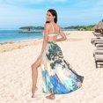thumbnail image 6 of FORMRS Womens Beach Sarong Semi-Sheer Bikini Wrap Skirt Swimsuit Cover-ups, Large Pine Tree, 6 of 7