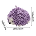 thumbnail image 3 of Hedgehog Plush Hand Towel Toy, Multi-functional Animal-themed Absorbent Fabric Hand Drying Cloth for Kids and Home Use, 3 of 6