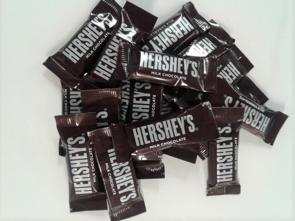 Hershey Bars Snack Size 2 Pounds Milk Chocolate Candy Bar