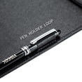 thumbnail image 6 of YISEEK Clipboards with Strong Magnets Clip, Pearlescent Colors PU Clip Board with Pen Holder Loop，Portable and Smooth Office Business ClipBoard Writing Pad A4 File Organizer Clip Folder,Black, 6 of 6
