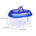 thumbnail image 4 of HLONK Turtle Tank Small Habitat Feeding Box Terrarium  Tortoise Cage Aquarium Kit Aquariums Turtles House Plastic, 4 of 6