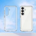 thumbnail image 3 of WANLONFENG MF Series for Samsung Galaxy S25 Case TPU Acrylic Clear Phone Cover with Tempered Glass F, 3 of 5