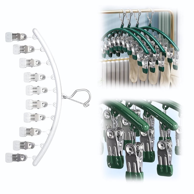 Home Textile Storage Clearance A Pants Hanger With 10 Clips That Can Accommodate Small Clothes A Clothes Hook That Space And A Wardrobe For Hanging And Storing Clothes, Home Textile Home Textile Sto