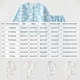 thumbnail image 3 of TOWED22 Kids Toddler Girl Boys Pajamas Pj Set Long Sleeve Sleepwear Loungewear Soft & Comfort 6-24 Months 2t 3t 4t 5t 6t 7t 8t 9t Children(Green,12-18 M), 3 of 6