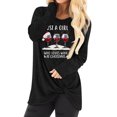 thumbnail image 2 of Camisas Navideñas Para Mujer Tops de Manga Larga Estampado de Moda Cuello Redondo Blusa Informal Kink Odeerbi ODB201152, 2 of 5