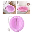 thumbnail image 3 of de asiento para asiento de inodoro, con manguera de , kit de l plegable para el atención posparto, las hemorroides, uso , púrpura Violeta, 3 of 7