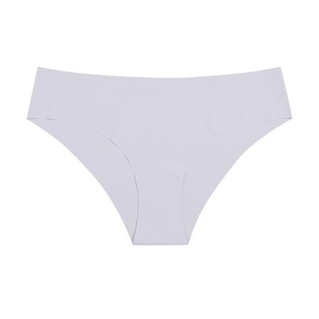 

Womens Underwear Sawvnm Women Solid Color Underwear Lingerie Panties Ladies Underpants Thongs Panties Ladies Underwear for Women Purple