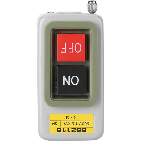 Xizioo 3P AC Motor On Off Switch, AC 220V/380V Push Button Switch ...