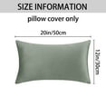 thumbnail image 5 of REGALWOVEN Pack of 2 Velvet Decorative Throw Pillow Covers Modern Cushion Covers with Zipper Grey 12" x 20", 5 of 6