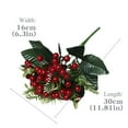 thumbnail image 2 of Fleurs Artificielles pour l'Extérieur Noël Ornements de Baies Rouges Artificielles Fausses Branches de Baies Rouges Fleurs Décoratives Artificielles Baies Rouges Décorations de Noël, 2 of 6