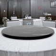 thumbnail image 4 of Shisuyan Round Tabletop Rotating Tray Black Marble Texture 1Pack 11.79x11.79in, 4 of 9