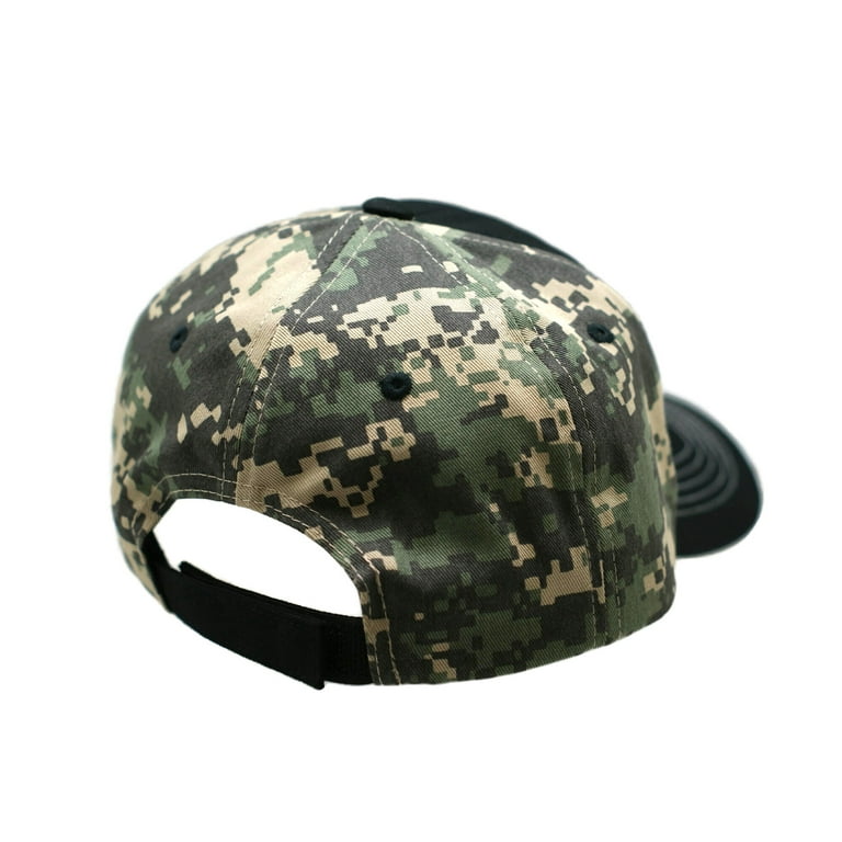 Stanley Tools Camo Hat Baseball Cap Hat Camouflage and Black Adjustable