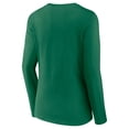 thumbnail image 3 of Women's Fanatics  Kelly Green Philadelphia Eagles Super Bowl LIX Champions Retro Logo Long Sleeve V-Neck T-Shirt, 3 of 3