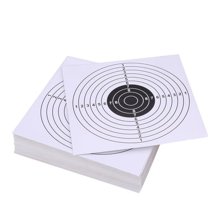 Suodoka Premium Archery Paper Targets 14x14cm 100 Pcs Heavy Paperboard Shooting Practice Target Face Accessories for Arrow Bow Hunting and Slingshot Practicing (White) 5.5 x 5.5 inches / 14 x 14 cm