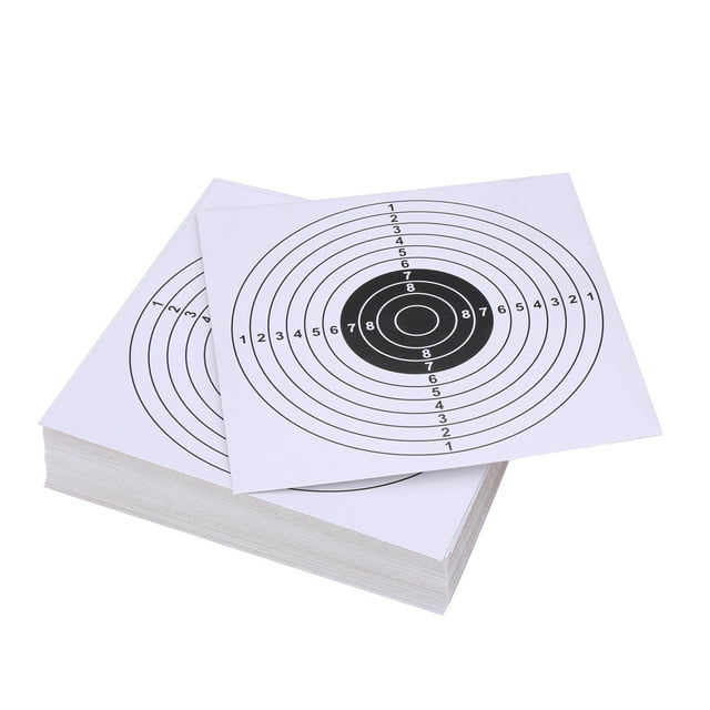 Paper 100pcs Lot 14x14cm Archery Target Paper Face for Bow Shooting Hunting Practice