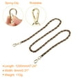 thumbnail image 2 of Unique Bargains Purse Chain Strap, 47' Purse Strap Shoulder Bag Replacement Strap(Dark Brown/Gold), 2 of 6