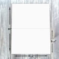 thumbnail image 3 of Hamilco White Cardstock Thick Paper - Blank Index Flash Note & Post Cards - 5 1/2 X 8 1/2" 80 lb Perforated Card Stock - 100 Pack, 3 of 6