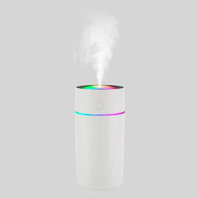 USB Mini Humidifier 320ml Portable Colorful Ultrasonic Cool Mist Car Air Purifier for Car Travel Office Bedroom