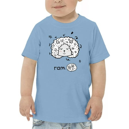 

Cute Little Ram Face T-Shirt Toddler -Image by Shutterstock 2 Toddler